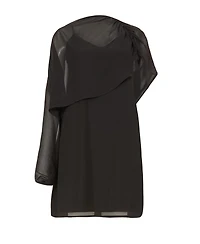 Quiz Women's Chiffon Two-in-One Mini Dress