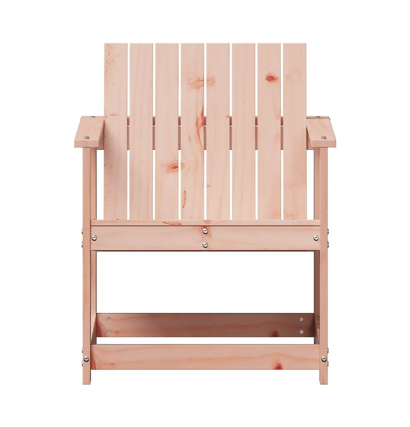 Garden Chair Natural Wood Solid Douglas Wood Standard Sturdy
