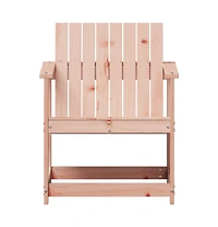 Garden Chair Natural Wood Solid Douglas Wood Standard Sturdy
