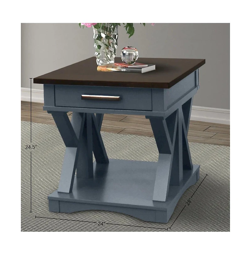 Parker House Furniture Parker House Americana Modern - Denim End Table
