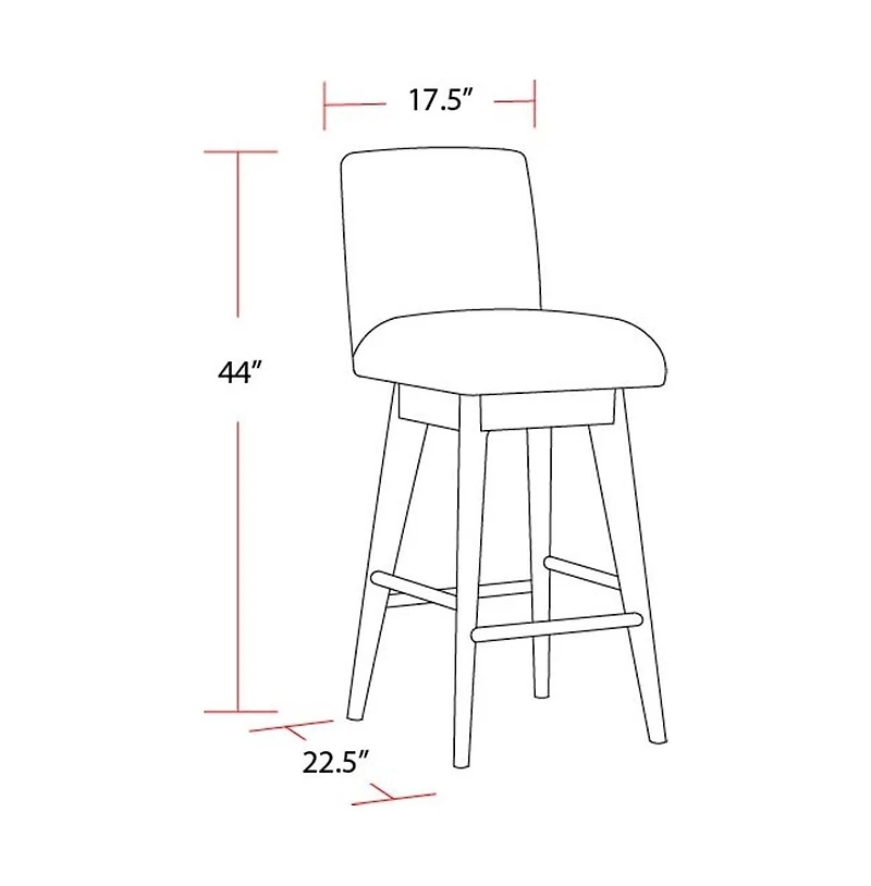 Parker House Furniture Parker House Escape - Dining Upholstered Swivel Barstool