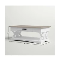 Parker House Furniture Americana Modern - Cotton Cocktail Table with 2 End Tables