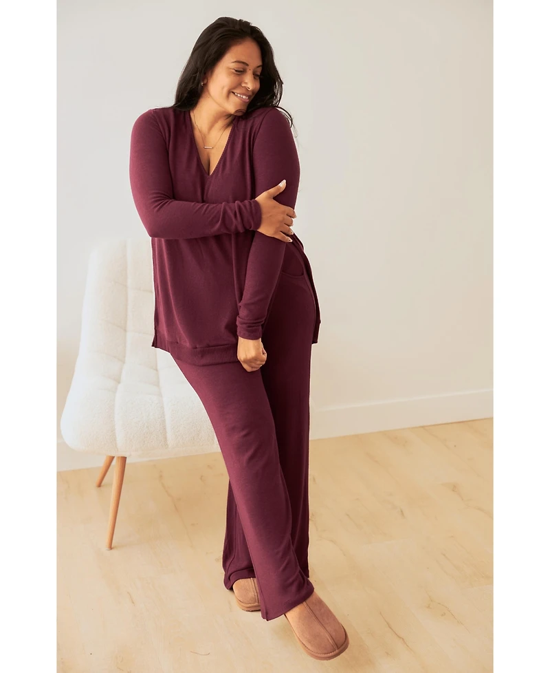 Kindred Bravely Maternity CozyKnit Wide Leg Lounge Pant