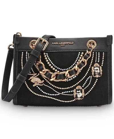 Karl Lagerfeld Paris Savoie Leather Tote Handbag