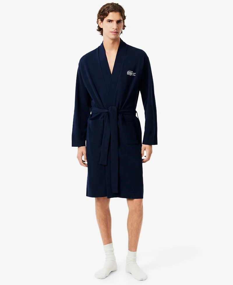 Lacoste Men's Thermal Loungewear Robe