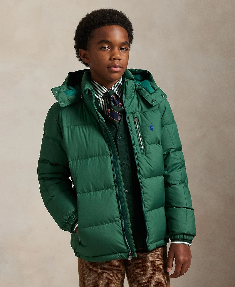 Polo Ralph Lauren Big Boys Ripstop Down Hooded Jacket