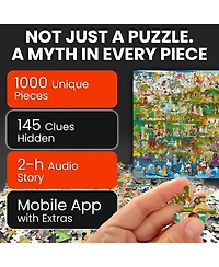 Quokka 1000 Piece Puzzle for Adults Ancient Myths and Legends with Secret Tasks & Audio Story