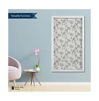 Shadisfy Peacock 100% Blackout Dual Layered Pull-Down Roman Shade for Windows