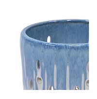 Chic Crate Modern Striped Ceramic Planter Set of 2