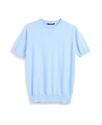 Bellemere New York Men's Bellemere Classic Crew Neck Cotton Cashmere T-Shirt