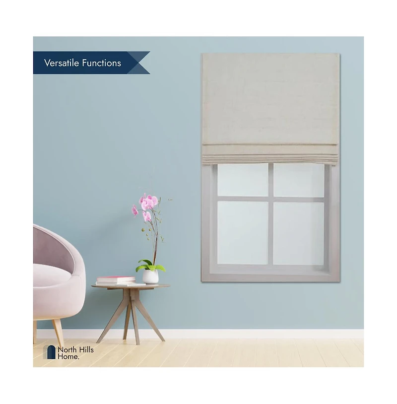 Shadisfy Linen Blend Cordless Roman Blinds