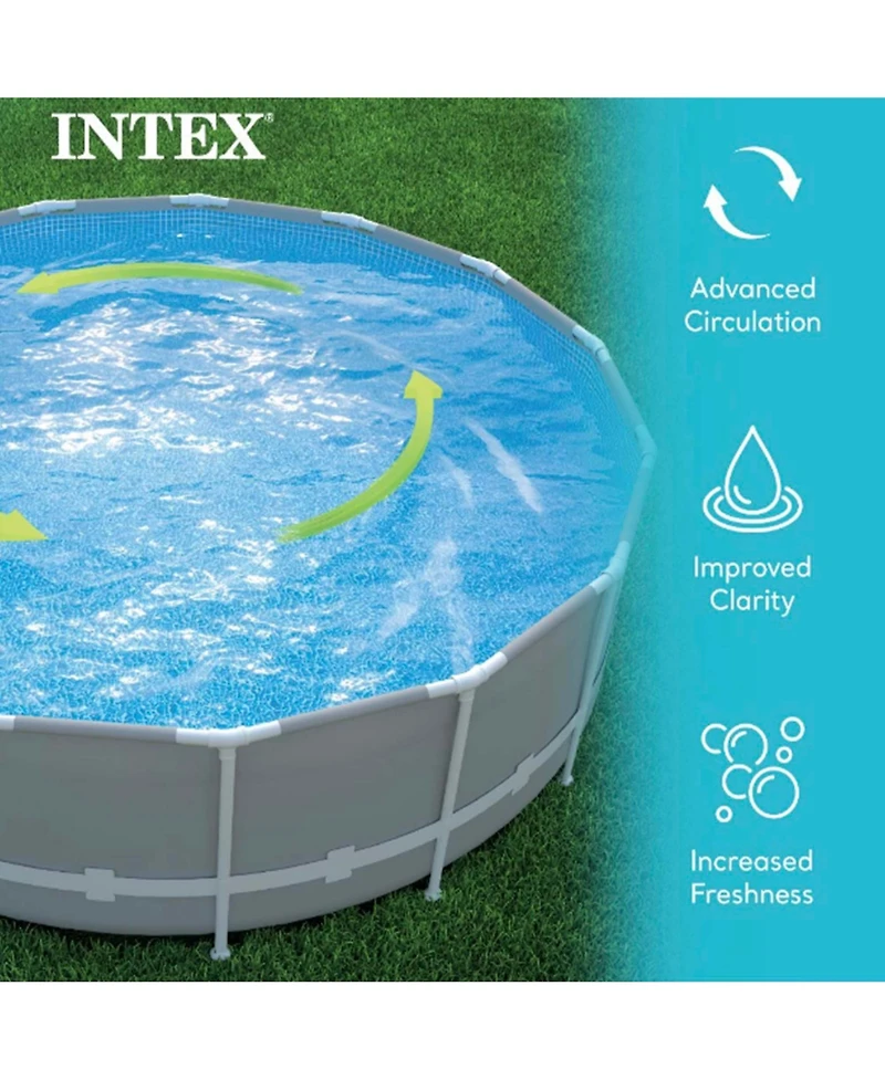Intex 3000 Gph Sand Filter Pump and Saltwater System for Above Ground Pools