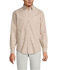 Lands' End Men's Traditional Fit No Iron Twill Shirt