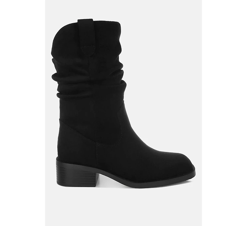 London Rag Ottawa Slouchy Cowboy Boots Women