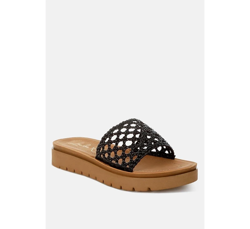 London Rag Sayura Woven Slip-On Sandals Women