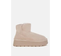 London Rag Chunky Heeled Snow Womens Boot