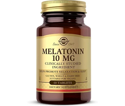 Solgar Melatonin ,10 mg ,60 Tabs