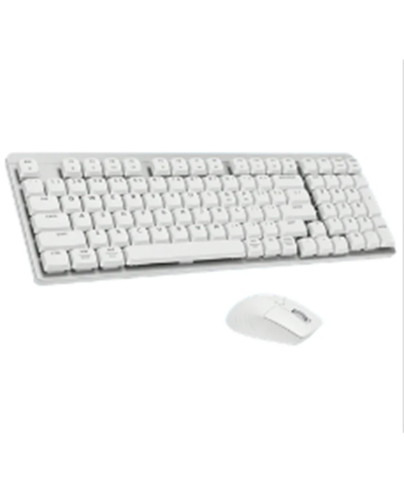 Wireless Mechanical Keyboard And Mouse - Low-Profile Red Switch, Semi-Quiet Typing, 98-Key Mechanical Keyboard for Windows, MacOS, Pc