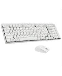 Wireless Mechanical Keyboard And Mouse - Low-Profile Red Switch, Semi-Quiet Typing, 98-Key Mechanical Keyboard for Windows, MacOS, Pc