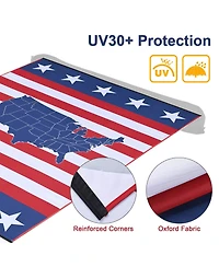 Yescom 4.5x6 Ft Carside Awning Replacement Fabric with Side Wall Roof Rack Overlanding