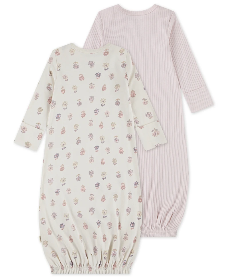 Huggies Baby Boys and Girls 2-Pack Long-Sleeve Sleeper Gown
