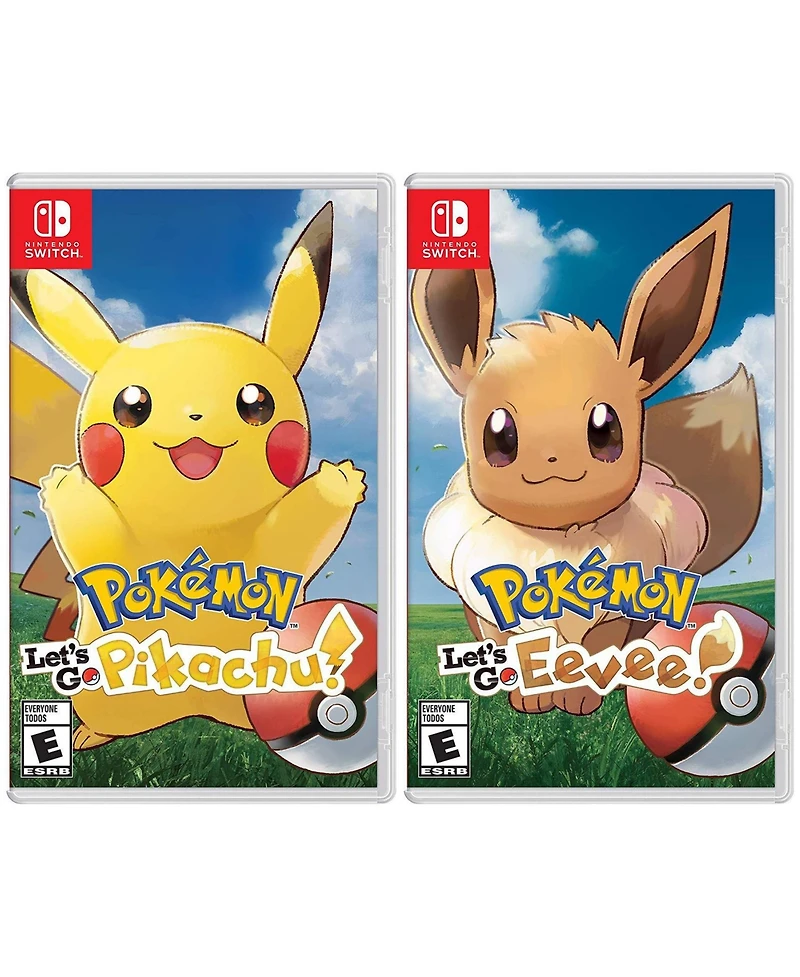 Nintendo Pokemon Let's Go Pikachu! and Eevee Bundle