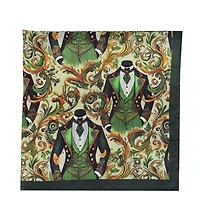 Trafalgar Men's Shall We Dance Silk Novelty 12x12 Pocket Square