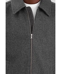 Bagatelle Homme Men's Faux Wool Zip-Front Jacket
