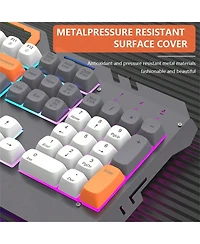 Wired Gaming Keyboard And Mouse Set - With Wrist Rest Keyboard, Suitable for Desktop, Laptop, Pc