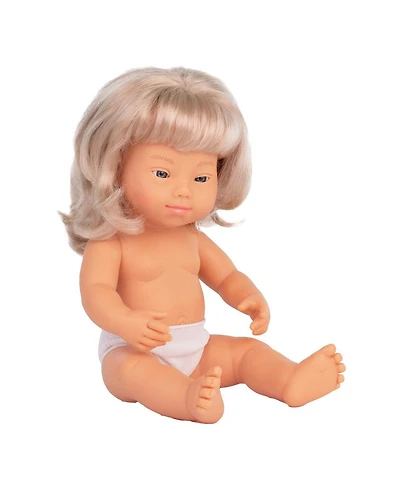 Miniland Doll with Down Syndrome - Blonde Girl 15"