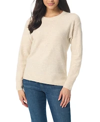 Gloria Vanderbilt Women's Juliette Striped Sequin Long Sleeves Sweater