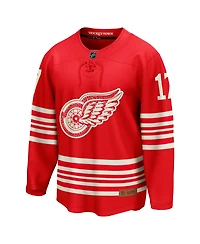Fanatics Men's Dylan Larkin Red Detroit Wings Centennial Breakaway Jersey