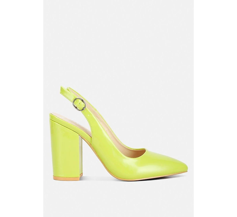 London Rag Dalaney Slingback High Block Sandals Women