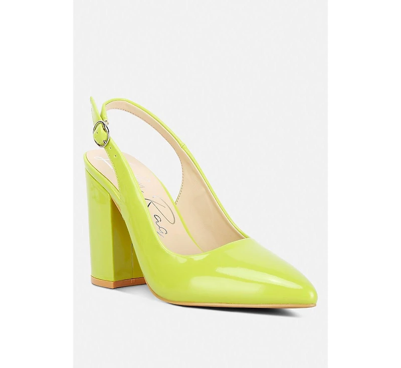 London Rag Dalaney Slingback High Block Sandals Women