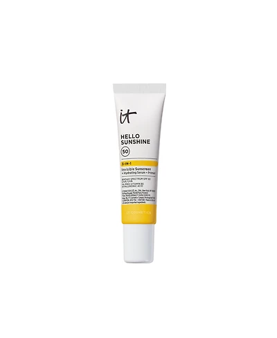 It Cosmetics Hello Sunshine Invisible Face Sunscreen Spf 50- Travel Size