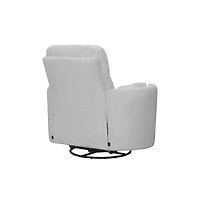 Parker Living Angora Linen Manual Swivel Recliner