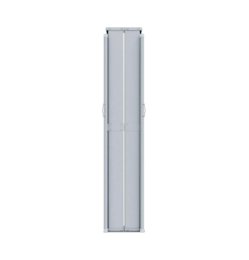 vidaXL Side Awning Cream Polyester with Pu coating Large Retractable