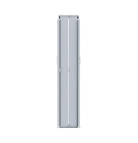 vidaXL Side Awning Cream Polyester with Pu coating Large Retractable