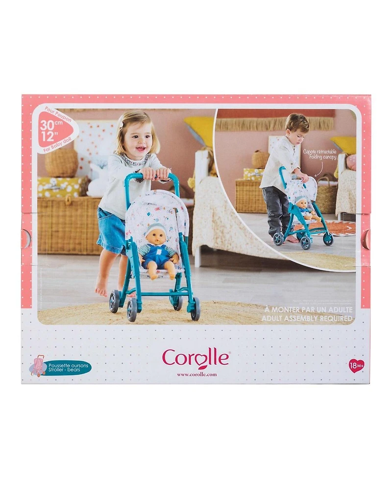 Corolle Toddler's First Doll Stroller - Teal