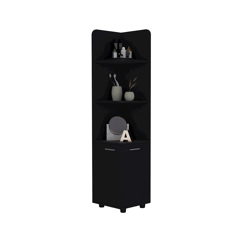 We Have Furniture Freestanding Cabinet Kairatu , Bathroom, Black