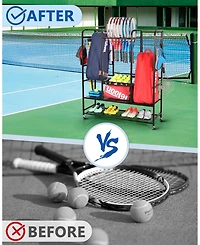 Mythinglogic Tennis Equipment Storage Rack