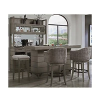 Parker House Furniture Parker House Pure Modern Dining Upholstered Swivel Barstool