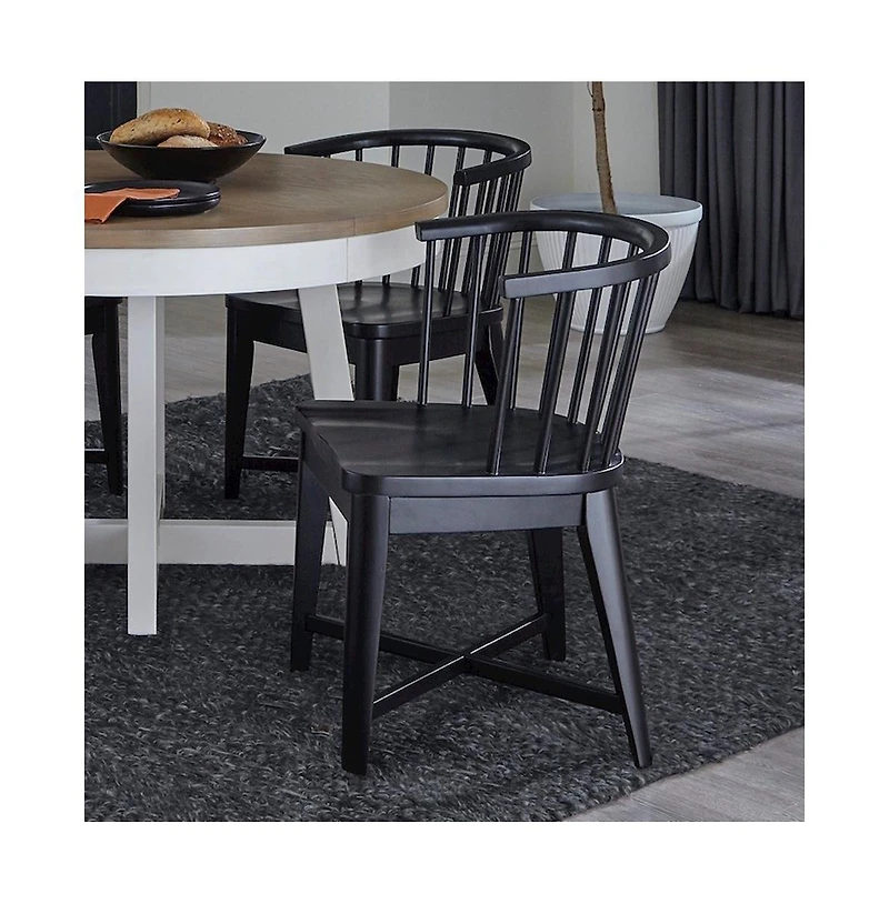 Parker House Furniture Americana Modern Dining Barrel Dining Chair Two Pack