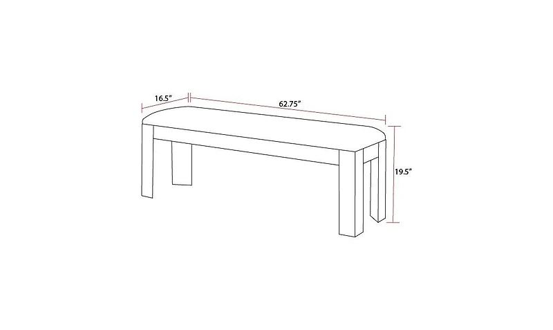 Parker House Furniture Parker House Cedar Fork - Dining Bench