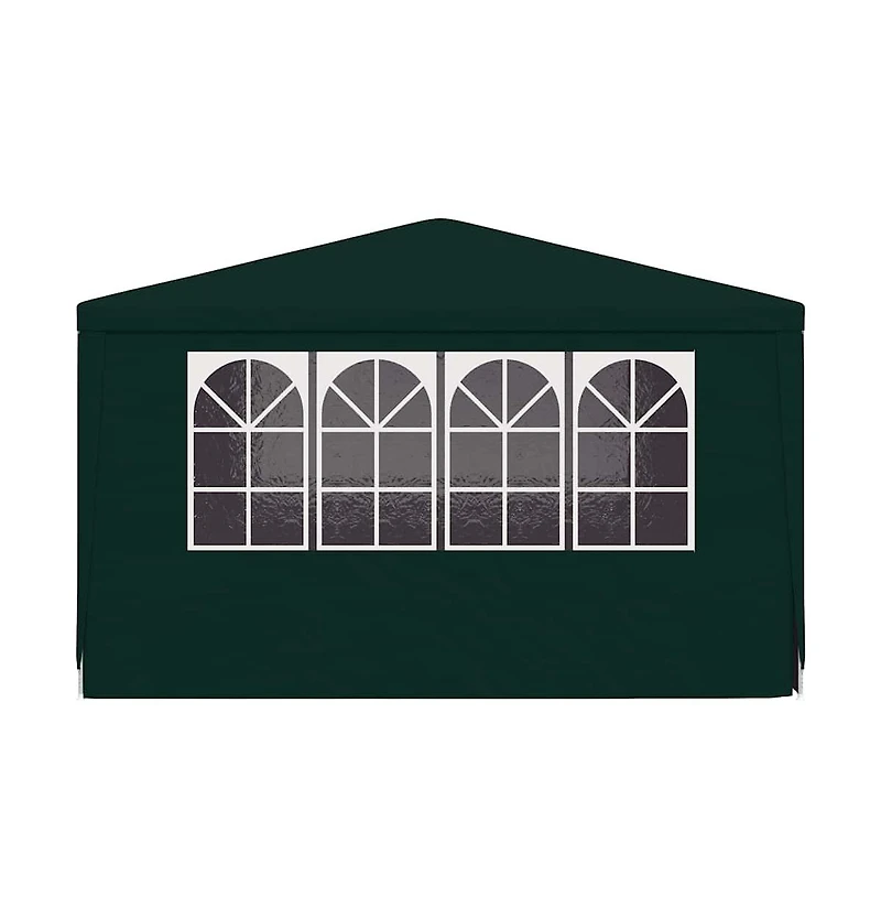vidaXL Party Tent Green Polyethylene, Steel Large Collapsible