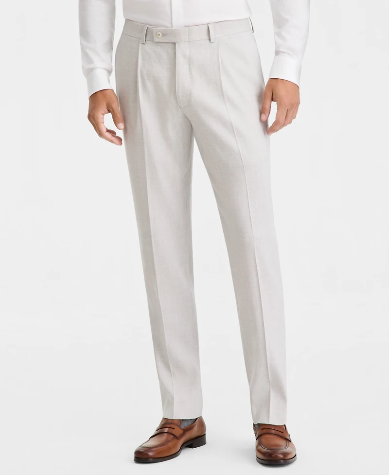 Michael Kors Men's Linen Blend Classic-Fit Pant