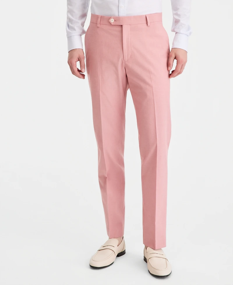 Tommy Hilfiger Men's Modern-Fit Th Flex Stretch Chambray Suit Separate Pants