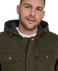 Levi's Men's Cotton Canvas Hood Jacket