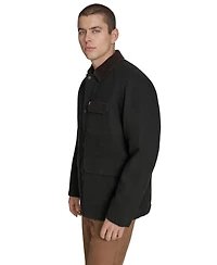 Levi's Men's Cotton Canvas with Corduroy Collar Barn Jacket