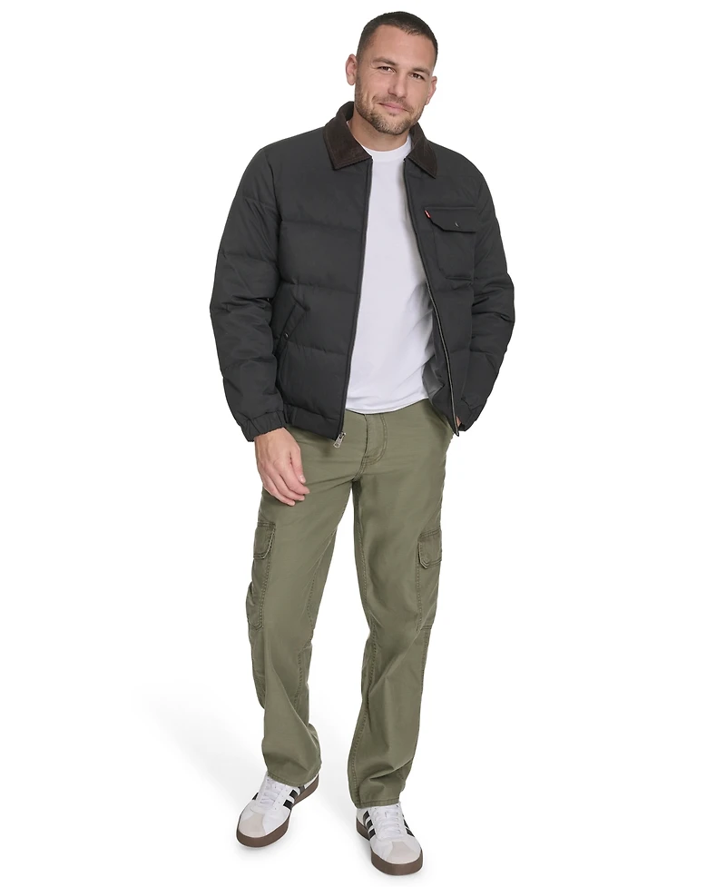Levi's Men's Quilted Corduroy Collar Depot Jacket